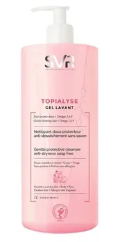 Очищающий гель для сухой и чувствительной кожи, 1000 мл SVR Topialyse Gel Douche