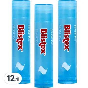 Бальзам для губ Blistex Sensitive, без запаха, 4,25 г, 12 шт.