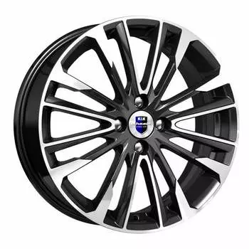Диск колесный K&amp;K Сильверстоун 6,5xR17 4x100 ET45 ЦО67,1 чёрный глянцевый с полированной лицевой частью 74558SK
