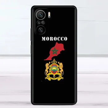 Чехол для Xiaomi Redmi Note 11 9S 10 9 8 7 9A 9C 9i K40 8T 10C 9T K50 силиконовый чехол Марокко флаг паспорт Redmi K40 Pro