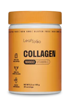 Коллаген+Витамин С LeafToGo порошок со вкусом манго, 180 г, порошок