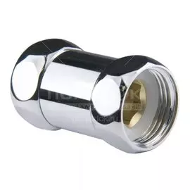 Американка для полотенцесушителя, 1/2"х1", Г-Г, хром, прямая, 2 шт, Frap, F441.0604