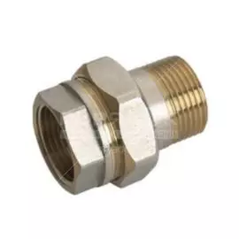Американка 1" 1/4, г-ш, латунь, прямая, Frap