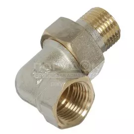 Американка 1/2", Г-Ш, хром, латунь, угловая, ProFactor, PF TF 191