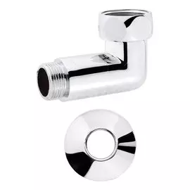 Американка для полотенцесушителя, 1"х1", Г-Ш, хром, угловая, ProFactor, PF TF 776