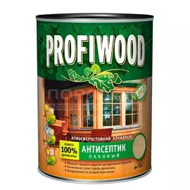 Антисептик Profiwood, для дерева, лаковый, рябина, 2.4 кг, 67040