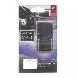 Ароматизатор в машину на дефлектор, жидкий, Areon, Car box Superblister Black crystal, 704-022-BL01/ACB02
