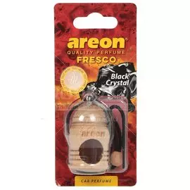 Ароматизатор в машину подвесной, бочонок, Areon, Fresco Черный лед, FRTN17