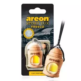 Ароматизатор в машину подвесной, бочонок, Areon, Fresco Sport Lux Gold, 47226