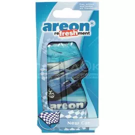 Ароматизатор в машину подвесной, гелевый, Areon, Refreshment Liquid Новая машина, 704-025-909