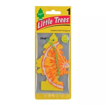Ароматизатор в машину подвесной, сухой, Little Trees, Сочный цитрус, U1P-17332-RUSS