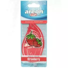 Ароматизатор в машину подвесной, сухой, Areon, Refreshment Клубника, 34651