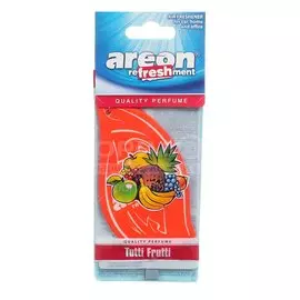 Ароматизатор в машину подвесной, сухой, Areon, Refreshment Тутти-Фрутти, 34653