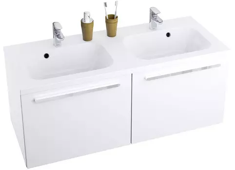 Тумба 120 см белый глянец Ravak SD 1200 Chrome X000000536