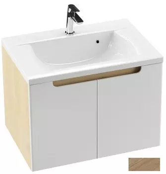 Тумба 80 см каппучино/белый глянец Ravak SDD Classic X000001096