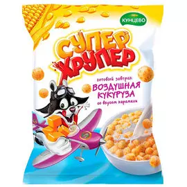 Воздушная кукуруза Супер Хрупер со вкусом карамели 60 г