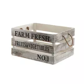 Ящик декоративный Huachen energy farm fresh белый 41x33x23