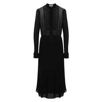 Шелковое платье Saint Laurent