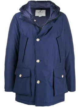Парка с капюшоном WOOLRICH, синий