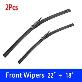 For BMW 2 Series F22 F23 2014-2020 Car Wiper Dovetail Soft Rubber Wiper Windshield Windscreen HD Quiet Automotive Wiper 22 +18