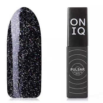 ONIQ, Гель-лак Pulsar №157s, Glimmering Black