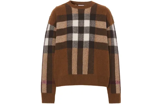 Свитер женский кашемировый Burberry, темно-коричневый