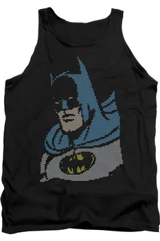 Майка для взрослых DC Comics Lite Brite Batman Gildan, черный