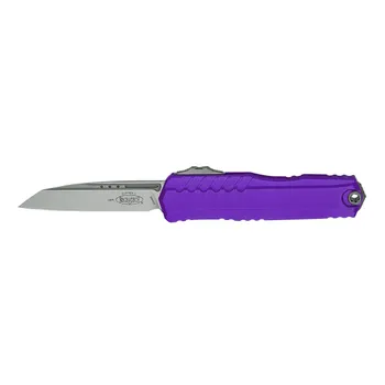 Автоматический нож Microtech Cypher II S/E, сталь M390MK, рукоять алюминий, фиолетовый