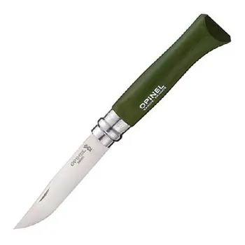 Складной нож Opinel Trekking №8 Trekking, нержавеющая сталь, блистер, хаки