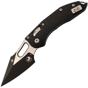 Складной нож Microtech Stitch, сталь М390, рукоять алюминий, черный