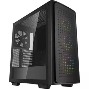 Корпус DeepCool MidiTower CK560 черный без БП E-ATX RGB 3x120mm 1x140mm 2xUSB3.0 bott PSU (R-CK560-BKAAE4-G-1)