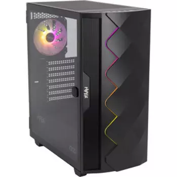 Корпус для ПК Hiper DCB черный без БП ATX 1x120mm 1x140mm 1xUSB2.0 1xUSB3.0 audio bott PSU