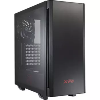 Корпус XPG MidiTower INVADER BLACK (ATX, черный, TG, 2x120mm fan) (INVADER-BKCWW)
