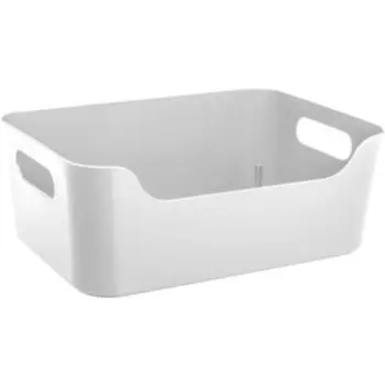 Корзинка Бытпласт SCANDI универсальная 340x240x140 мм, 10 л (белый)