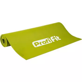Коврик для йоги и фитнеса Profi Fit 4 мм ПРОФ ПЛЮС (светло-зеленый)