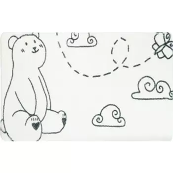 Коврик для ванной Fixsen Teddy Air 50x80 белый (FX-6001T)