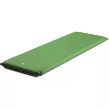 Коврик самонадувающийся кемпинговый TREK PLANET Relax 90, зеленый, 198х63,5х9 см