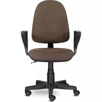 Кресло Brabix Prestige Ergo MG0311 регулируемая эргономичная спинка/ткань коричневая (531875)