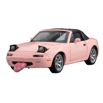 1/32 Mazda MX-5 Миниатюрная литая игрушечная модель автомобиля Miata RoadSter Звук и свет Двери открываются Коллекция Подарок для детей Мальчик Малыш