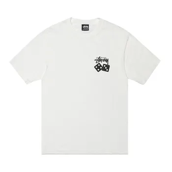 Футболка Stussy Dice Tee Pigment Dyed 'Natural', кремовый