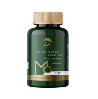 Магний Хелат, 600 мг, 120 шт, капсулы