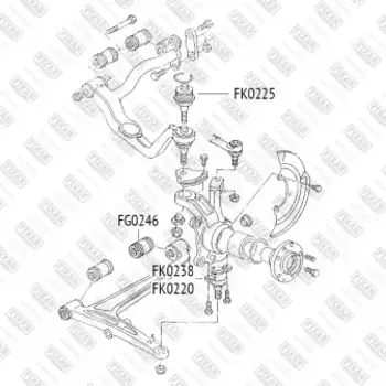 Шаровая опора FIXAR FK0238