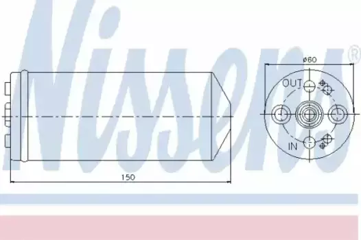 Осушитель кондиционера NISSENS 95056