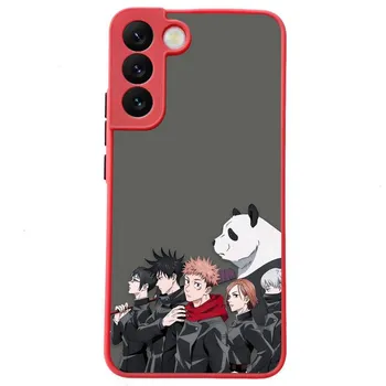 Jujutsu Kaisen Anime Shockproof Matte Case For Samsung Galaxy S22 Ultra S21 S20 FE S10 S9 S8 S10E Lite Plus 5G Shell Funda Cover Samsung S22 Ultra 5G