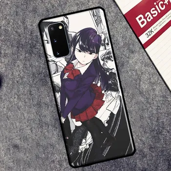 Чехол с изображением аниме «Komi Shouko Komi-san» для Samsung Galaxy S20 FE S21 Ultra Note 20 Note 9 10 S8 S9 S10 S22 Plus, чехол для телефона Galaxy S8