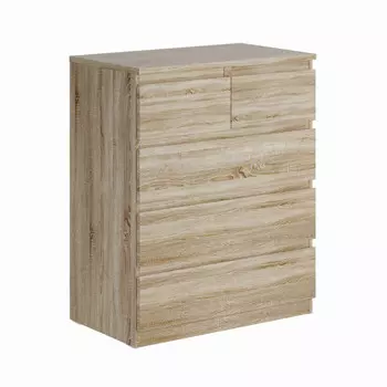 комод МАЛЬТА 5 ящиков 803x988x480мм сонома ЛДСП