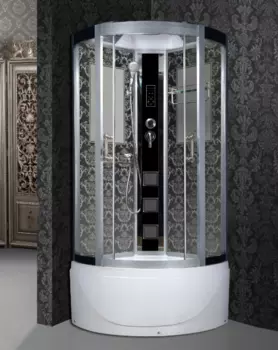 Душевая кабина Niagara Lux 7710B хром, черный