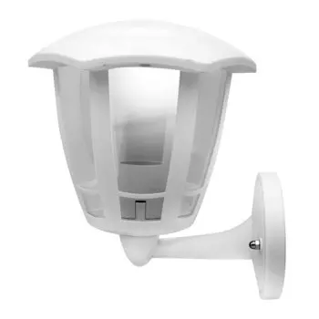 Светильник садово-парковый настенный Camelion Дели 1 белый E27 60 Вт IP44 (PP5101 C01)