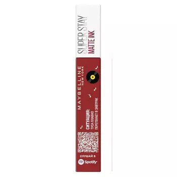 Помада для губ MAYBELLINE SUPER STAY MATTE INK тон 335 жидкая матовая