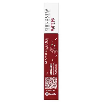 Помада для губ MAYBELLINE SUPER STAY MATTE INK тон 340 жидкая матовая